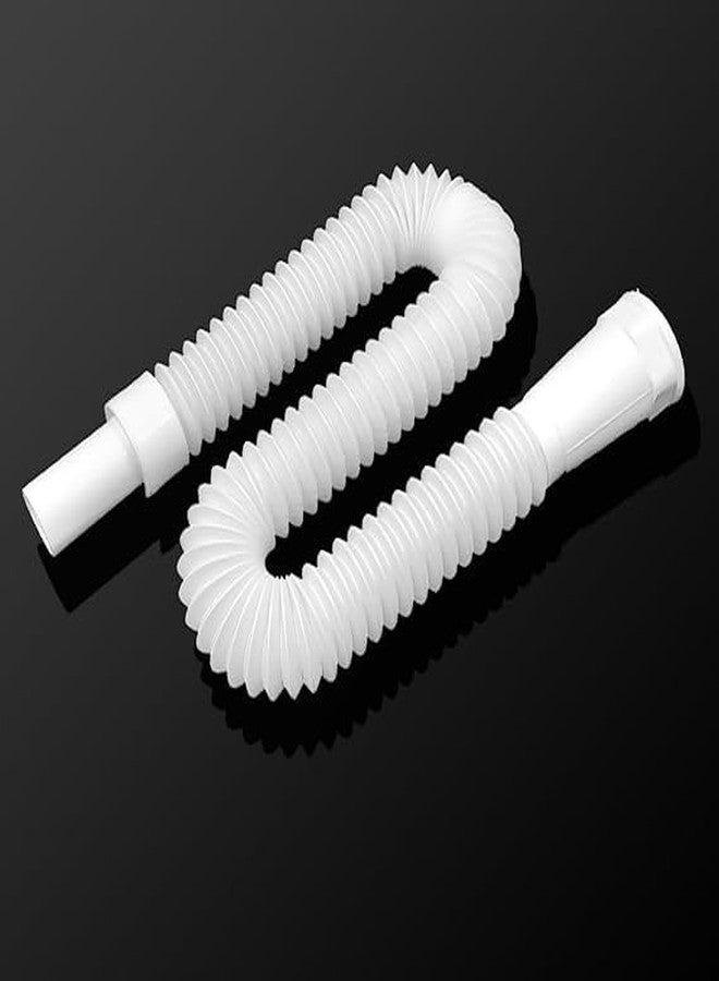 HPF PVC Waste Pipe for Bathroom Wash Basin and Kitchen Sink | Drain Pipe | White, Extra heavy 32mm (1) - Image 1